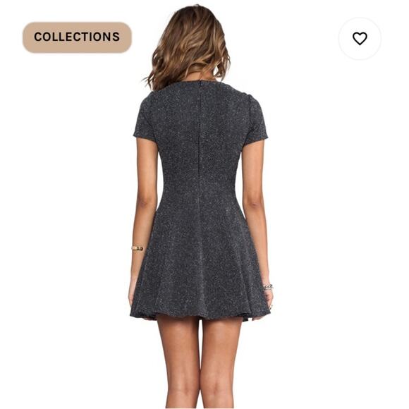 Tibi Metallic Knit Fit and Flare Dress - Picture 2 of 7